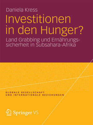 cover image of Investitionen in den Hunger?